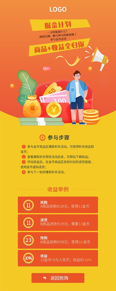 金币活动促销活动说明