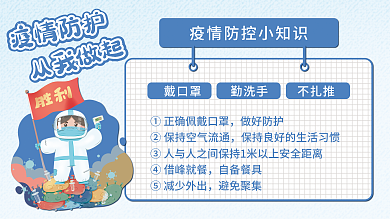 疫情防控小知识展板