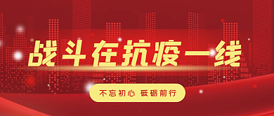 战斗在抗疫一线党员先锋模范