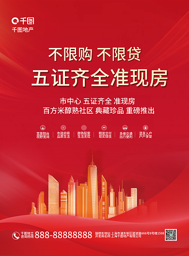 地产户型宣传DM宣传单