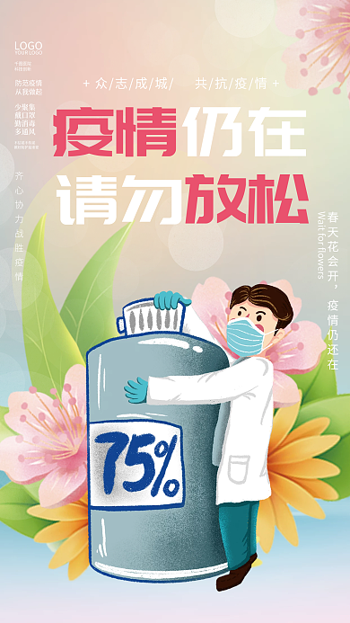 防疫新冠疫情防疫防控宣传公益抗疫海报