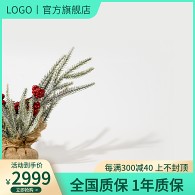 电商淘宝主图直通车图电器化妆品主图清新