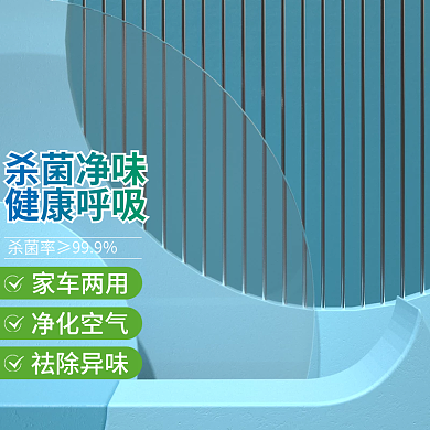 汽车用品抗菌净化家车两用