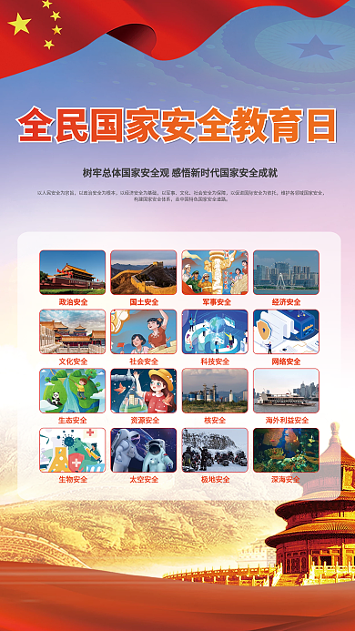 2022年全民国家安全教育日宣传海报