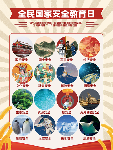 2022年全民国家安全教育日宣传海报