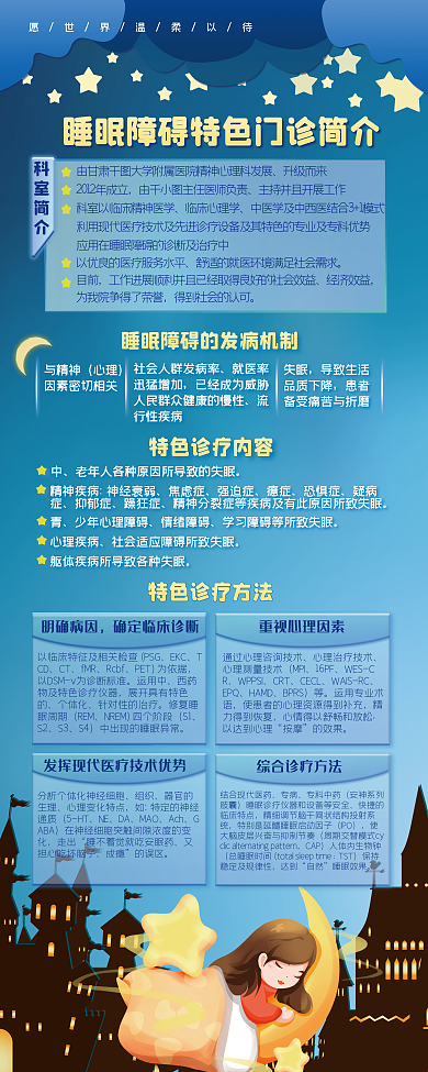 睡眠障碍特色门诊简介