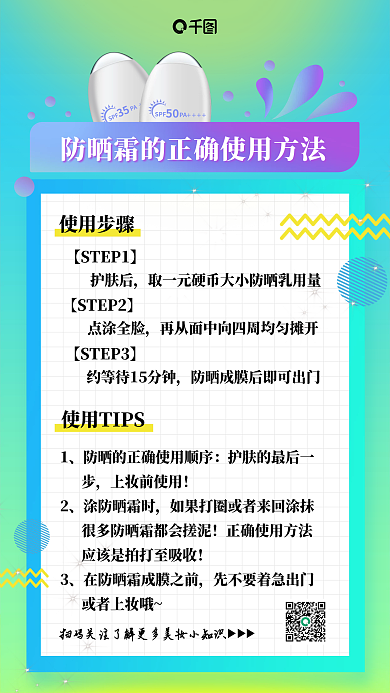 美妆护肤科普长图