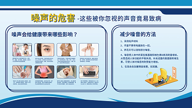 噪音污染危害展板