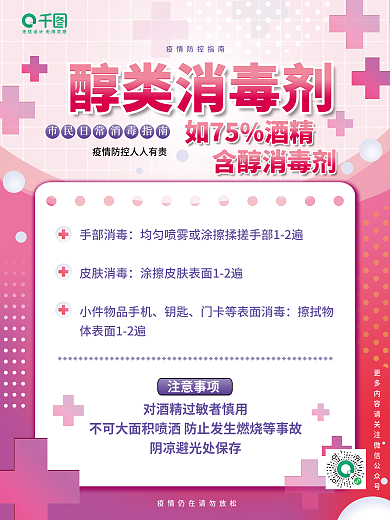 疫情防疫消毒套海报