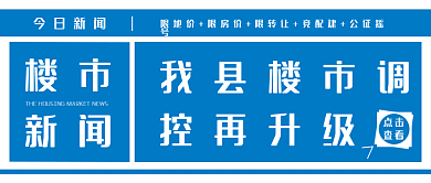 楼市快报新闻公众号封面首图