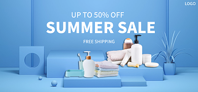 跨境电商LOGO海报banner