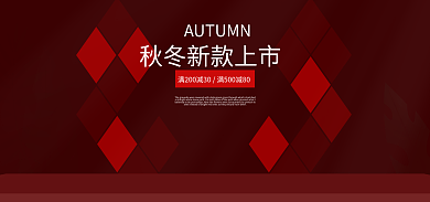 海报电商上新服装促销