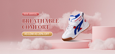 跨境电商母婴童鞋服装鞋业运动鞋海报