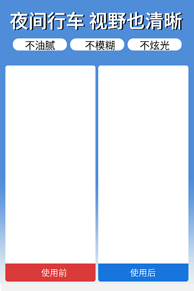 汽车用品使用使用前使用后电商主图