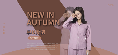 简约bannerNEWIN海报