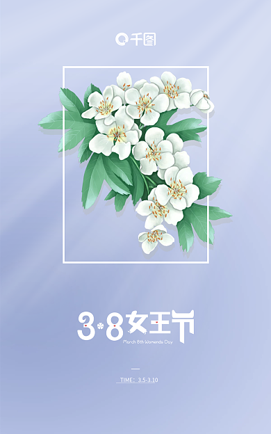 女神节日TIME35310花朵海报banner