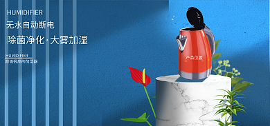 电商产品除菌净化大雾加湿