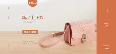 春季上新春季新品young女包海报