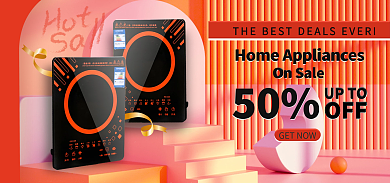 家电产品国际50UPTO店招banner