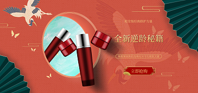 中国风传统立即抢购海报