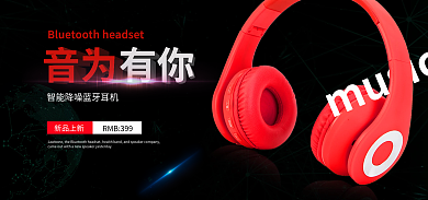 入耳式头戴music新品上新降噪耳机