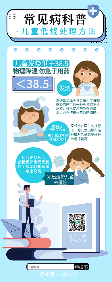 母婴亲子儿童医疗海报