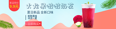 小清新夏天立即购买新鲜美味清凉促销