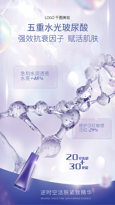 美容医美2030成分海报