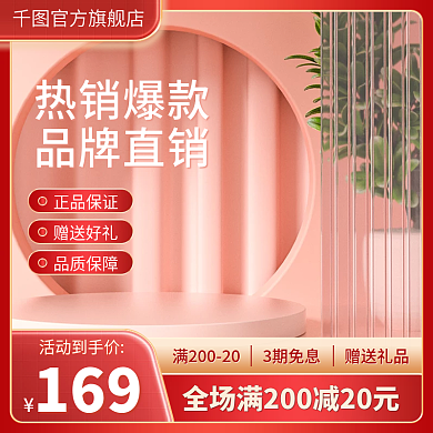 电商微官方旗舰店169电器主图直通车活动大促促销