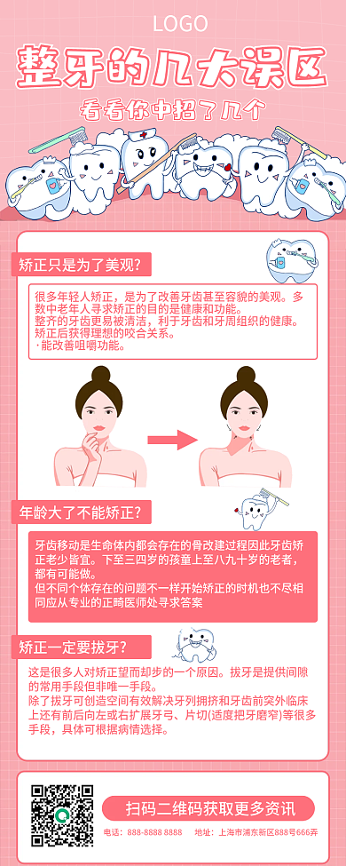 牙齿问题科普长图