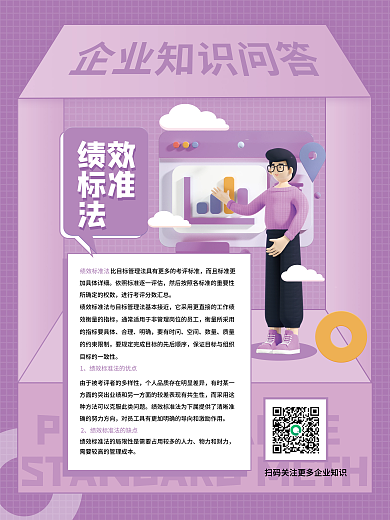 简约风制度企业文化系列海报3