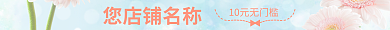 淘宝小清新您店铺名称风格店招
