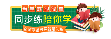 线上教育同步练名师来促销胶囊banner