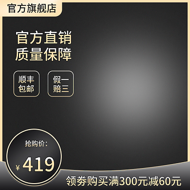 黑色电商抢购价官方旗舰店五金工厂直通车主图