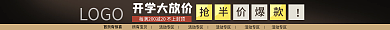 电商淘宝LOGO首页有惊喜店招