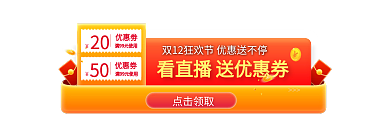 双12嗨购20优惠劵入口胶囊banner