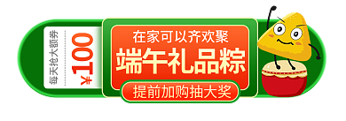 端午节粽子100端午礼品粽胶囊banner