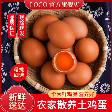 电商淘宝新鲜送达特产农产品鸭蛋食品主图