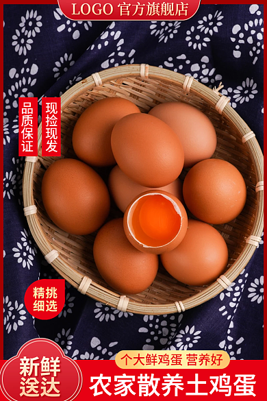 电商淘宝新鲜送达特产农产品鸭蛋食品主图