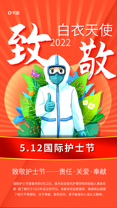 世界护士节2022海报