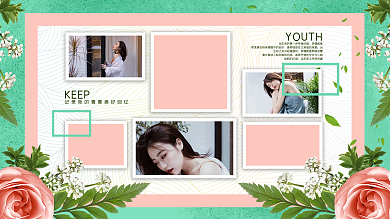 个性小清新YOUTH亲情就是照片墙