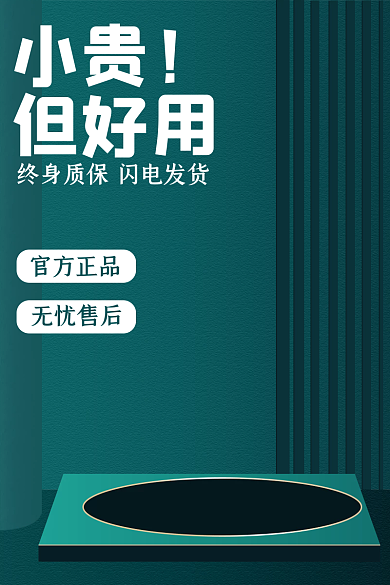 墨绿色电商小贵但好用主图