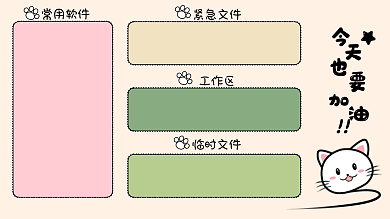 电脑分区常用软件紧急文件壁纸背景