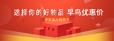 11月banner早鸟优惠价鸟价抢