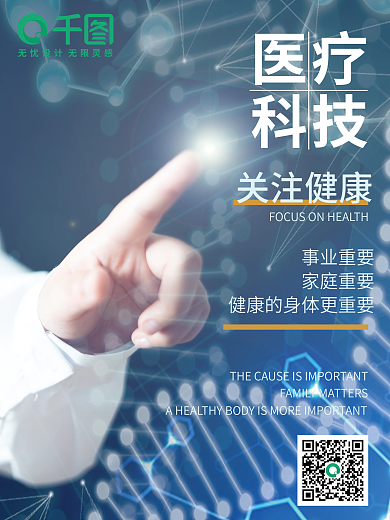 医疗科技医疗科技健康海报