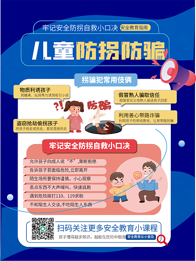 教育培训用糖果果断拒绝科普海报