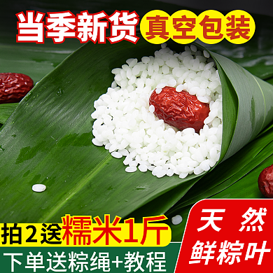 端午节粽叶当季新货真空包装主图直通车图活动图