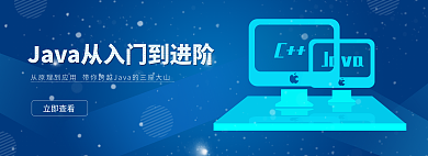 蓝色科技Java立即查看banner