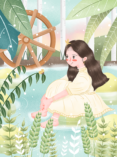 24节气小满插画