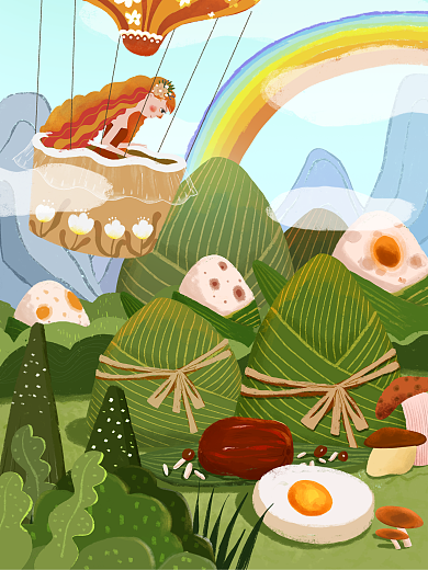 端午节粽子鸡蛋红枣